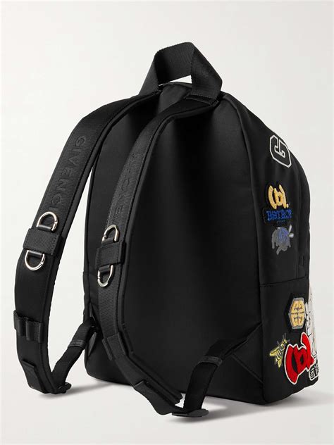 givenchy appliquéd leather backpack|mr porter givenchy.